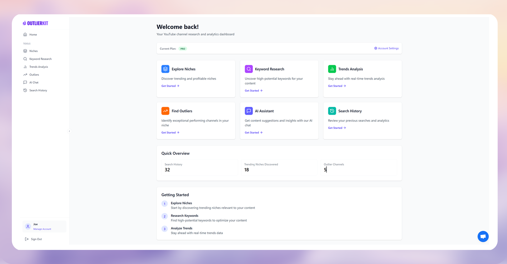 Product Dashboard