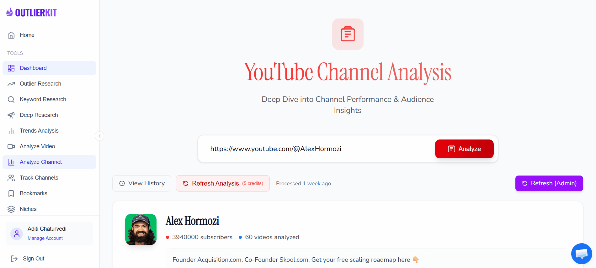 OutlierKit Competitor Analysis Demo