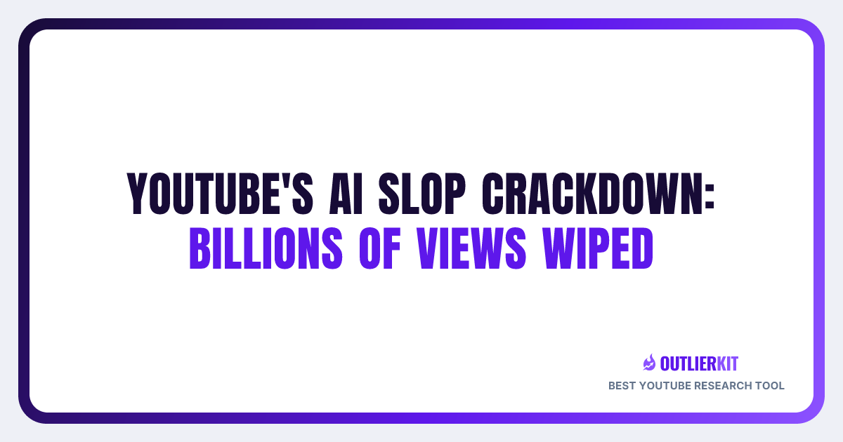 YouTube's AI Slop Crackdown: 4.7 Billion Views Wiped, What Creators ...